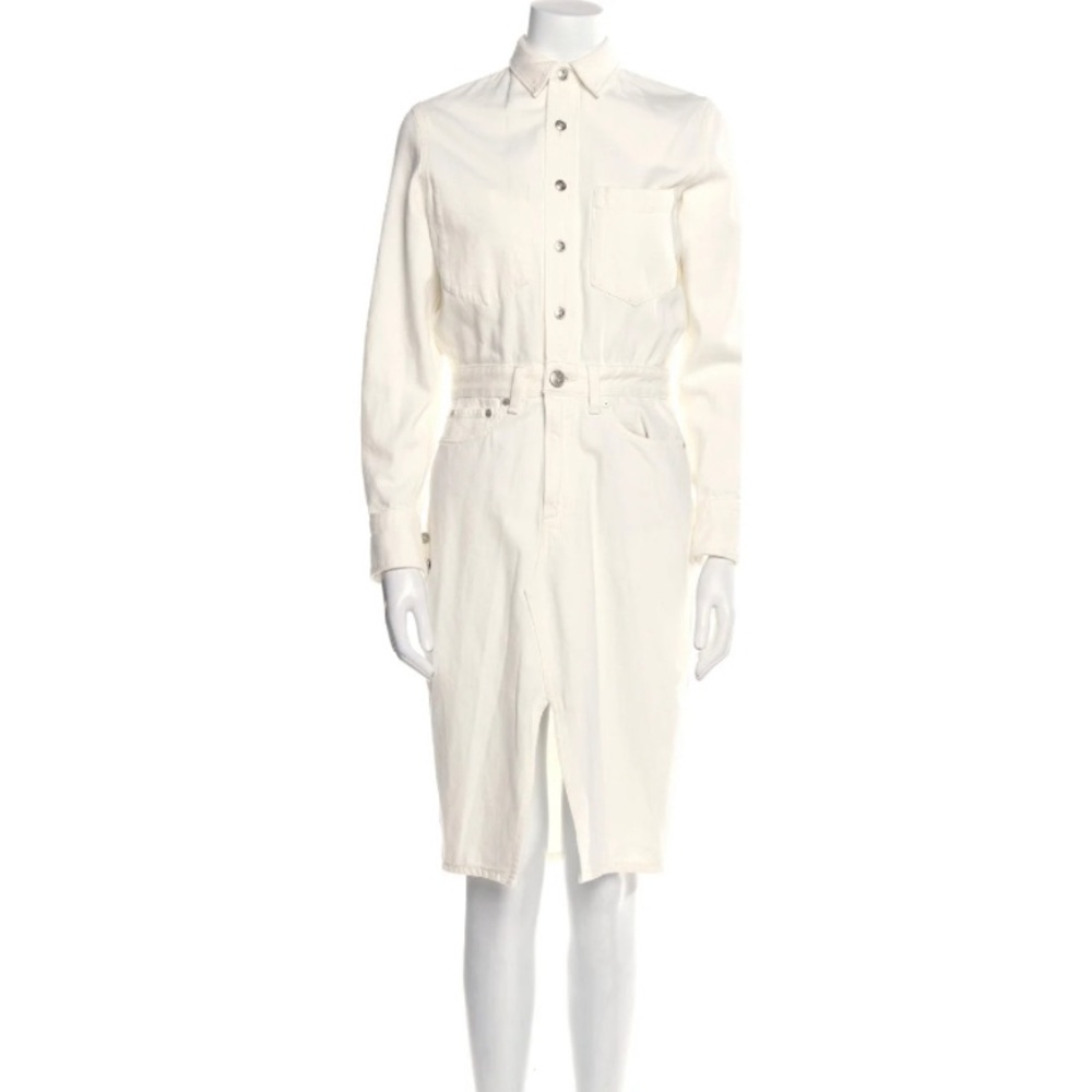 Rag + Bone White Denim Dress
